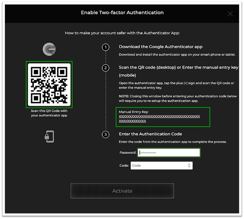 Login in to your account
