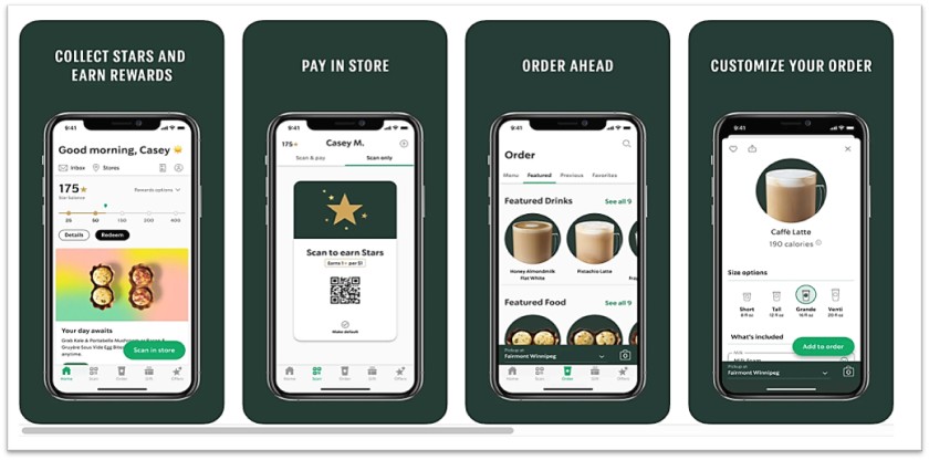 Use Starbucks Mobile App